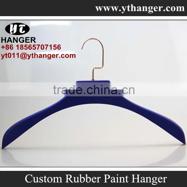 IMY-457 Blue Rubber Man Plastic Hangers for Jacket photo-2