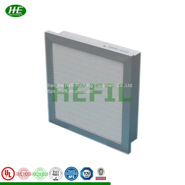 Mini Pleated Liquid Tank Gel Seal Hepa Air Filter For Clean Room photo-3