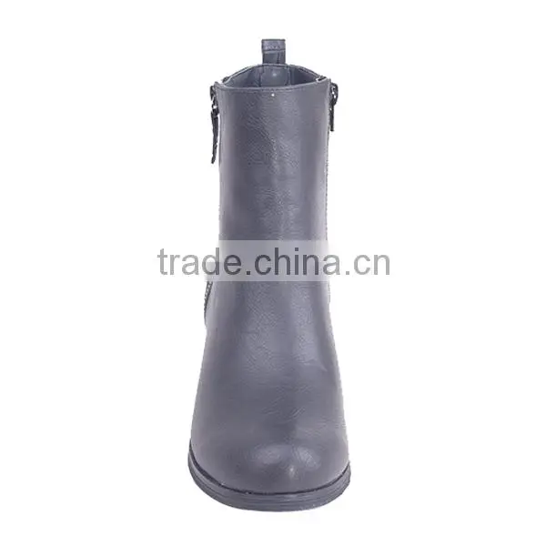 Extra Heelpiece Protection Military City Boots Cheap Comfort Lady Low Heel Ankle Boots photo-3