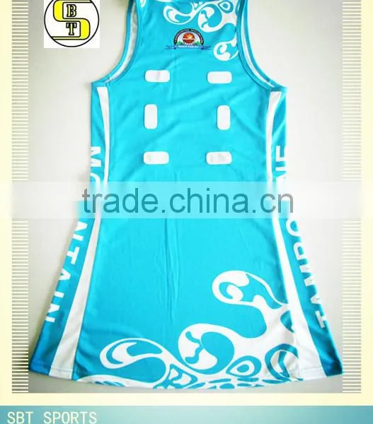 Design Your Own Style Cheap Digital Printed Netball Dress photo-2