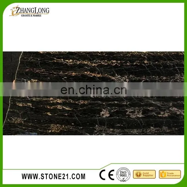 High Quality Portoro Marble Black Marble Slabs photo-5