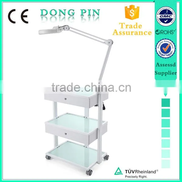 New Fashion Beauty Spa Equipment Glass Shelf Trolley for Sale photo-2