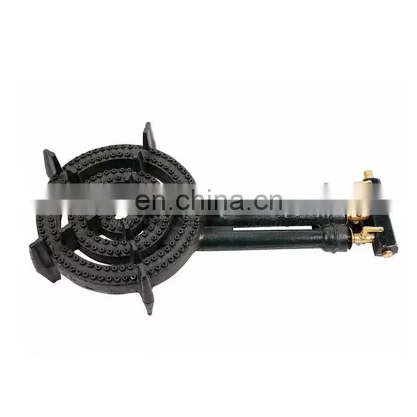 High Quality High Pressure Kitchen Outdoor 3 Ring Cast Iron Gas Burner photo-5