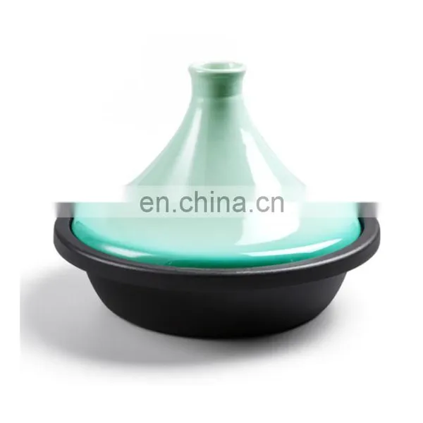Nonstick Cookware Sets Tagine Moroccan Cooking Cast Iron Tajine With Ceramic Dome photo-5