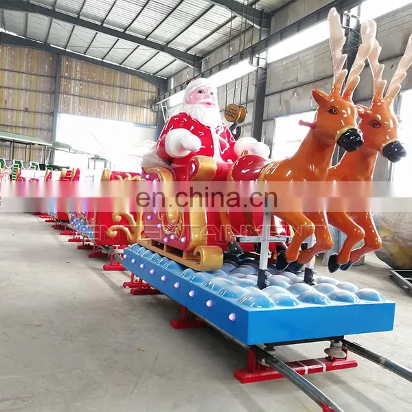Kids and Adult Amusement Railway Train Park Toys Mini Electric Set Rides Trains for Sale photo-5