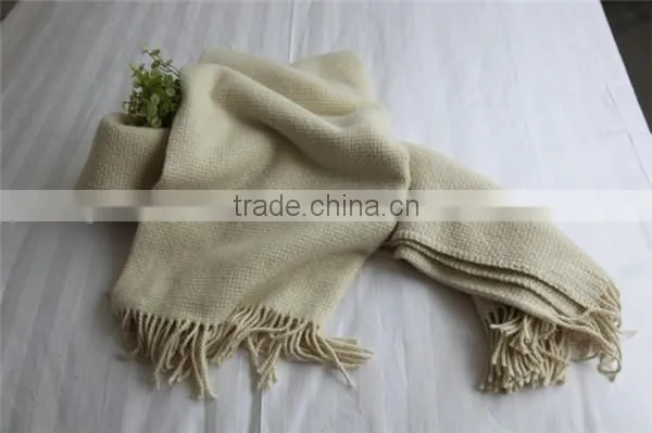 NO.1 China Blanket Factory Wool Throw, Soft Wool Blanket