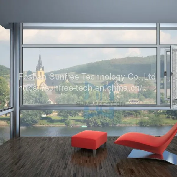 Sunfree Aluminum Swing Impact Windows Soundproof Windows Energy Efficient Casement Window photo-4
