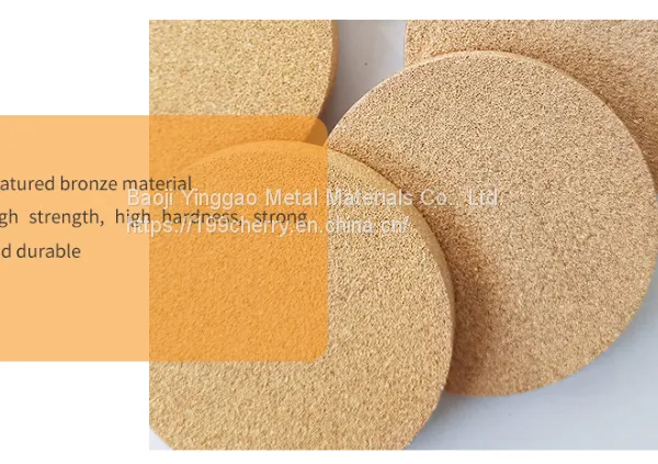 5um Porous Parts Sintered Copper Filter Disc photo-2