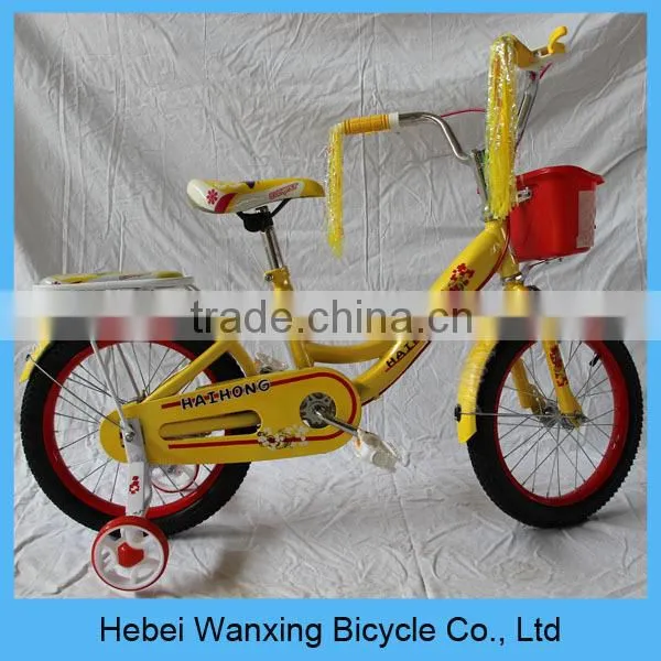 Hot! 14" Inch Kids Bmx Bicycle, Yellow Bicycle for Kids, Cheap Kids Bicycle for Sale