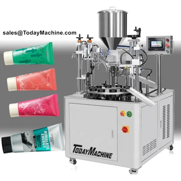Automatic Cream Cosmetic Lotion Soft Tube Filling and Sealing Machine photo-3