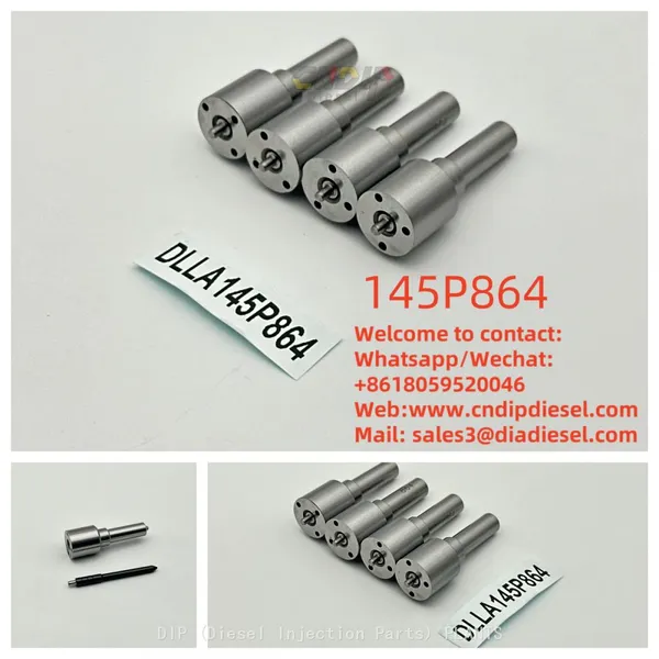 145P864 Diesel Injection Nozzle Common Rail Dlla145p864 Dispenser for Toyota Hilux Engine