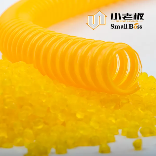 PVC Corrugated Pipe Tube Cable Troughs Compound Granules photo-2
