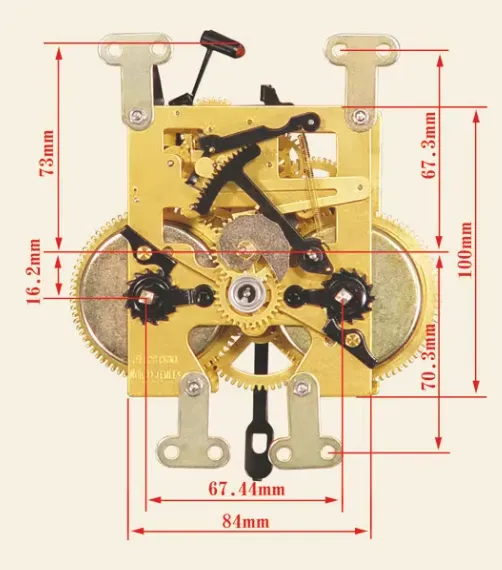 Mechanical Clock Movement 15days & 31days photo-4