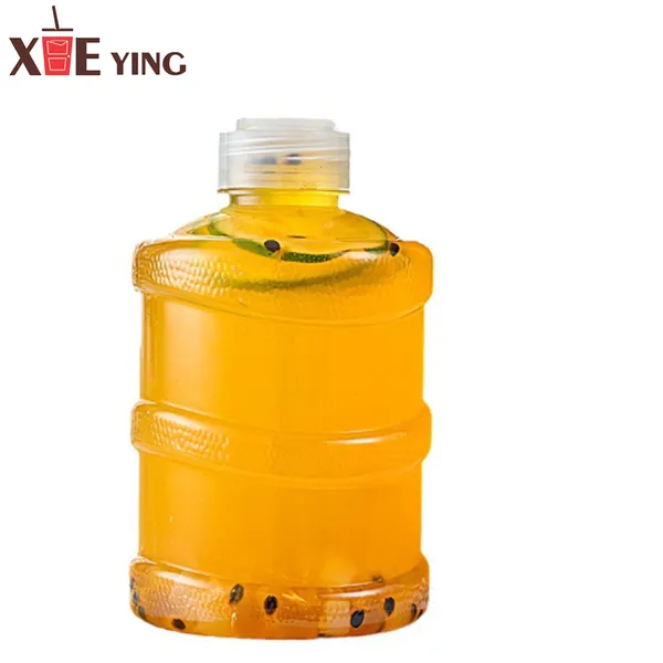 200ml 260ml 350ml Hot Sale Mini Capacity Transparent PET Milk Tea Champagne Soda Juice Beverage Bottles photo-3