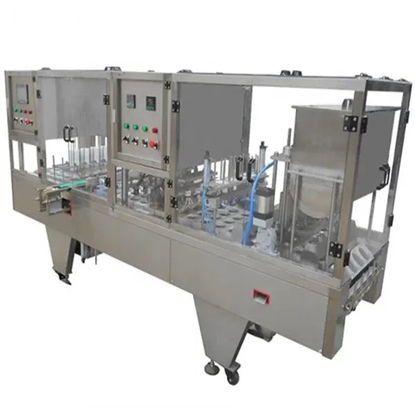 AUTOMATIC Cup Bowls Boxes Bottles Cans Filling Sealing Machine for Yogurt Milk Soymilk