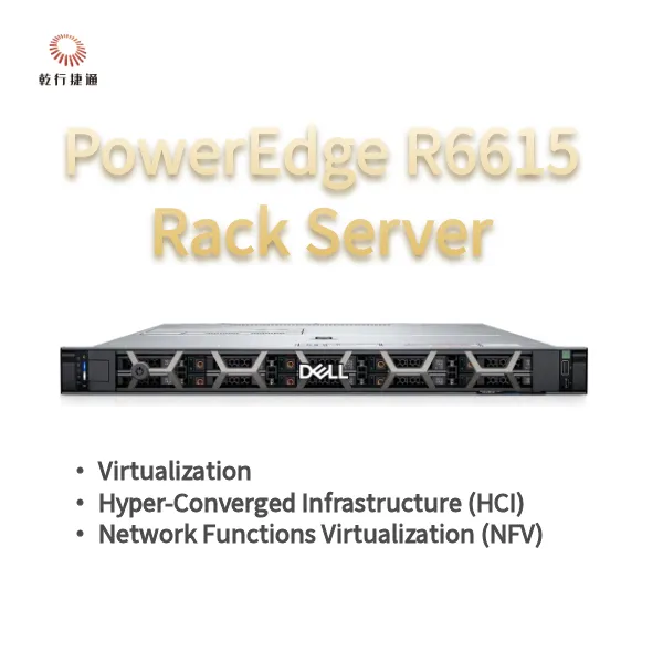 Dell PowerEdge R6615 1U Rack Server With 128 Memory and Direct Liquid Cooling，custom Storage Server，2 Way Server photo-2