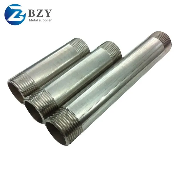 Hot Dipped Galvanized Steel Pipe Size 1/2 3/4 1