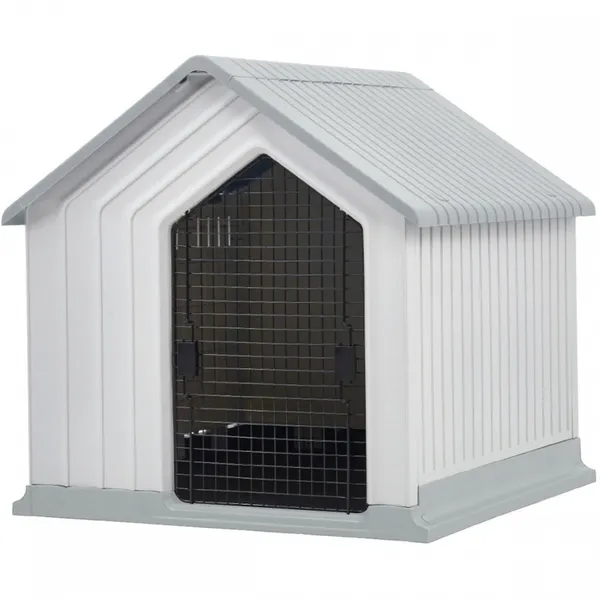 Weatherproof Plastic Pet House: OEM Custom PP, Stackable Design photo-4