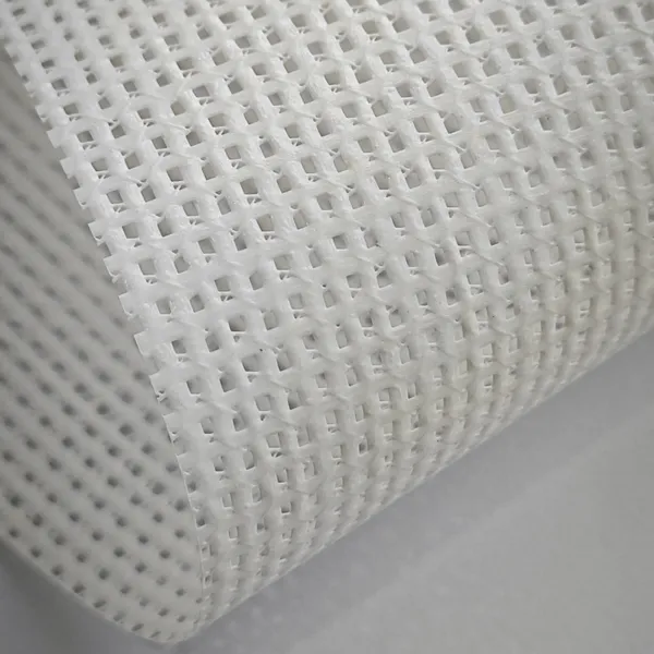 Tecido de malha revestido com PVC, diâmetro do fio de 1,5mm, malha de 10x10 para filtração industrial