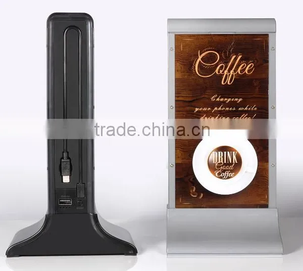 2016 Newest Table Top Charger 41600mAh Mobile Power Bank Suitable for the Restaurant/coffee Shop photo-2