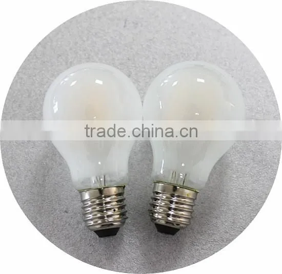 A60 Frosted Global Clear Glass 230v Filament Candle Lamp 6w E27 Cob Led Filament Bulb Light Quality Choice photo-2