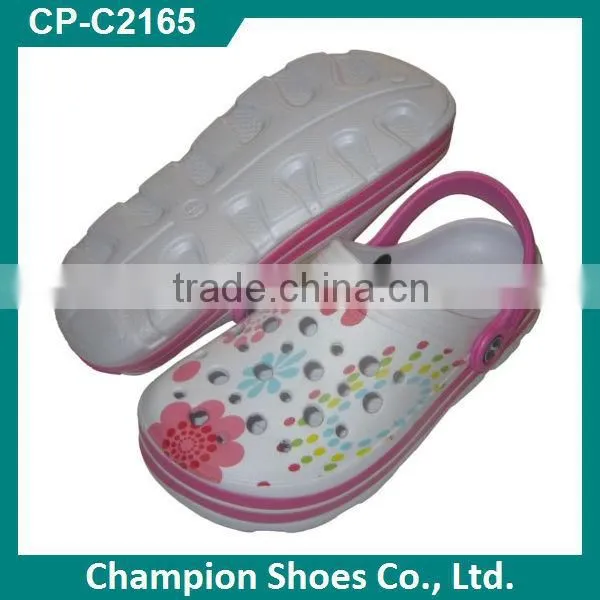 EVA Injection Cross Shoes With Water Transfer Printing photo-6