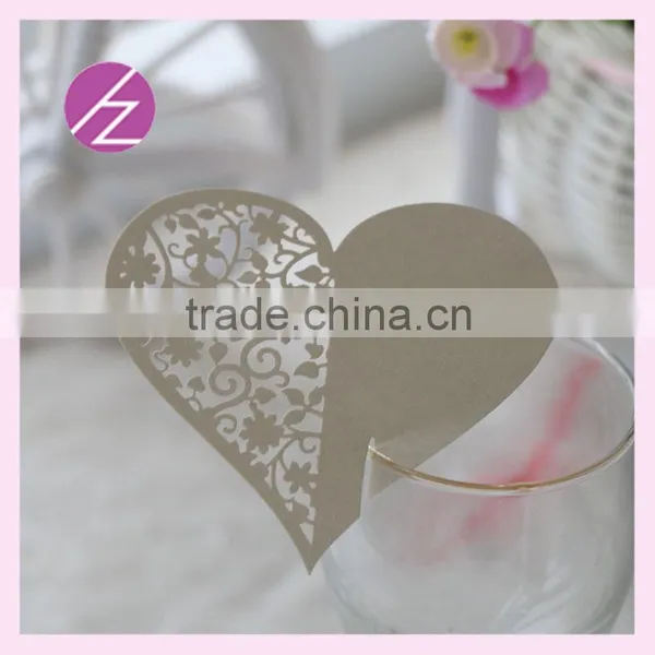 Compare Sponsored Listing Contact Supplier Chat Now!Personalized Handmade Heart Place Cards for Wine Glass With Custom Color photo-3