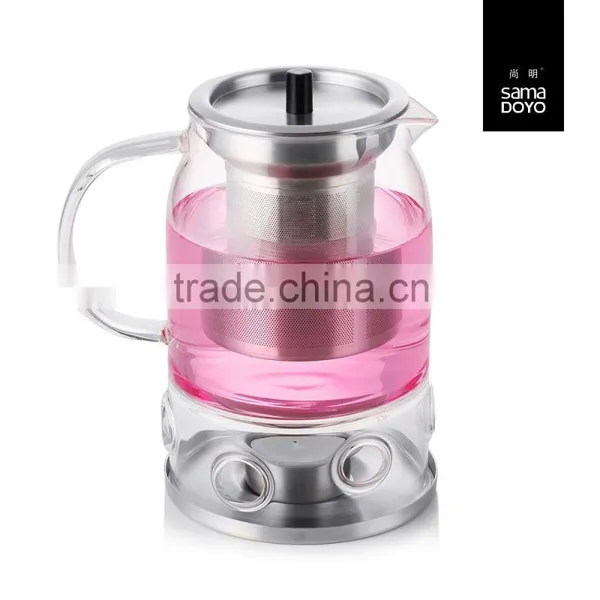 Hot New Product For 2015, Teapot With Cover, Glass Teapot With Candle photo-2