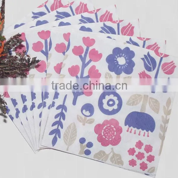 Custom Made Colorful Paper Cocktail Napkins photo-4