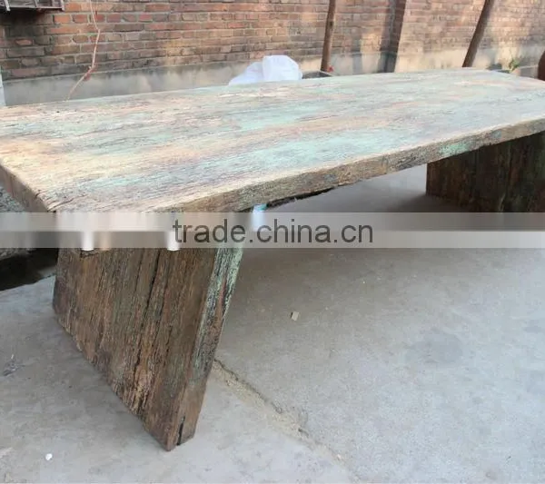 Antique recycle wood dinning table
