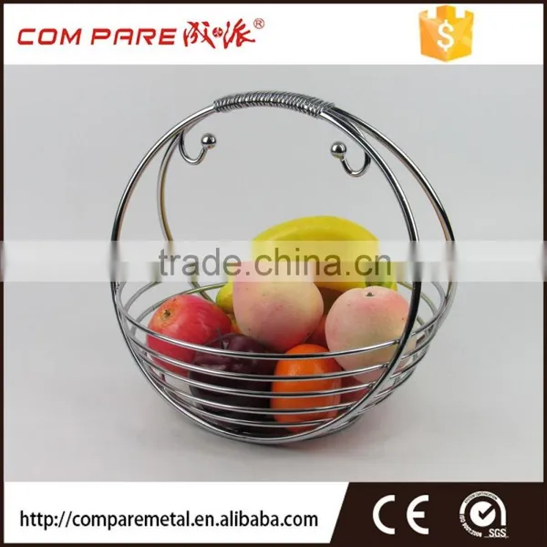 Chrome Wire Fruit Hanging Basket photo-2