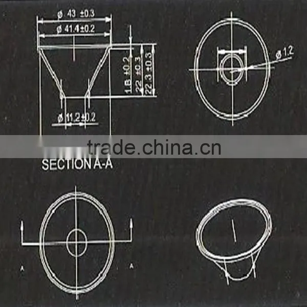 New Led COB Reflector With Lens for Down Light 60 Degree photo-2