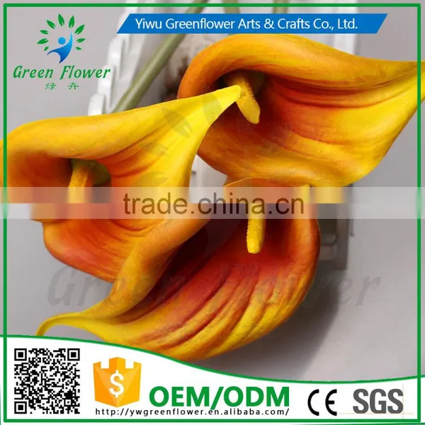 2016 Calla Lily Real Touch PU Latex Artificial Flowers for Home Decorative Flowers Wreaths Flowers Wedding Party Decoration photo-2
