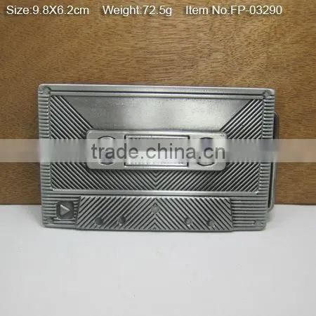 Custom Brand Name Buckle Plate Metal Belt Buckle Ladies Gold Plate Fashional Metal Belt Buckle photo-2