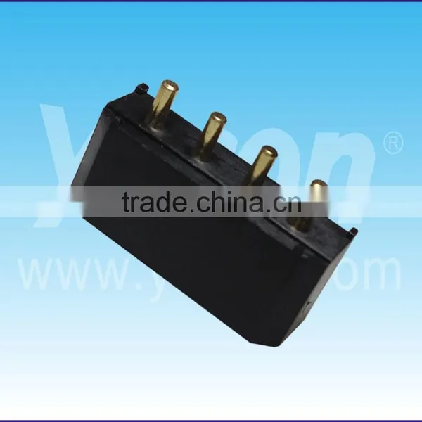 4 Pin Straight Single Row Black Wafer Connector photo-5