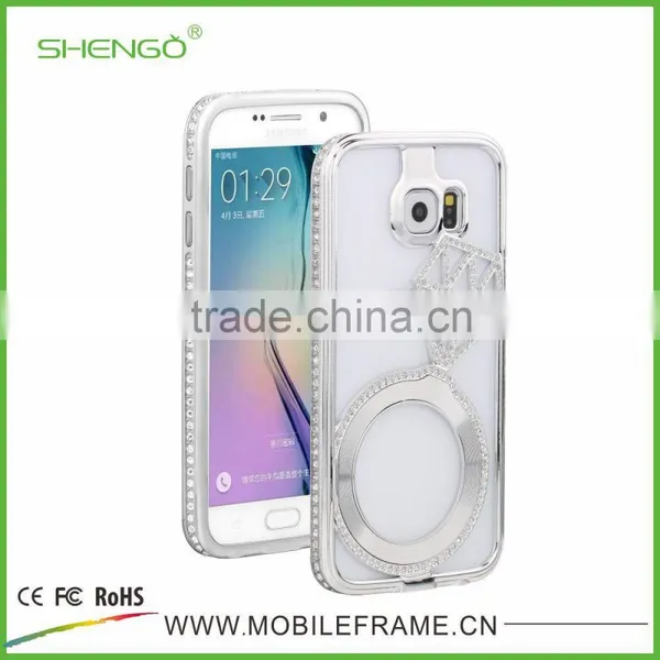 Luxury Diamond Aluminum Case for Samsung Galaxy S6 photo-2