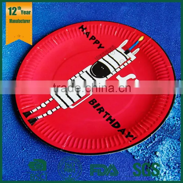 Custom Printed Disposable Paper Plates,paper Plate Storage,green Paper Plate photo-5