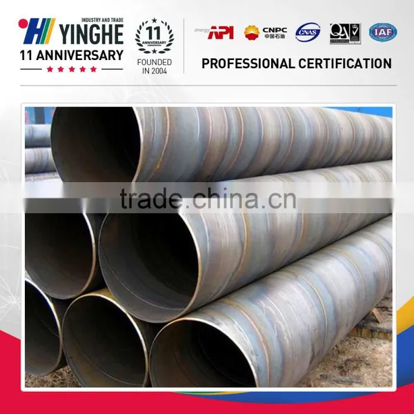 A36 HR Spiral Steel Pipe