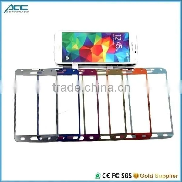 2015 Hot New Products,hight Quality 9H Hardness 2.5D Round Edge Color Tempered Glass Screen Protector for Samsung S4 S5 photo-4