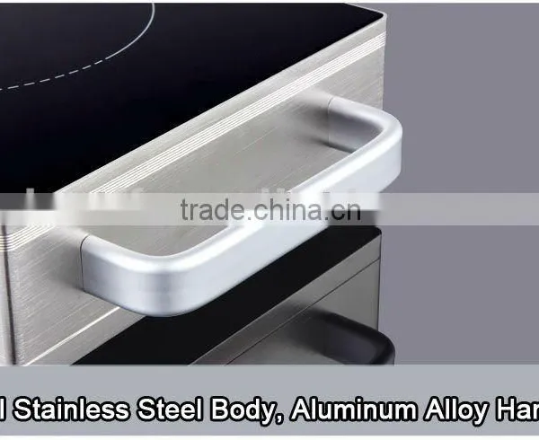Stainless Steel Body and Aluminum Stove High Temperature Glass Electric Grill photo-3