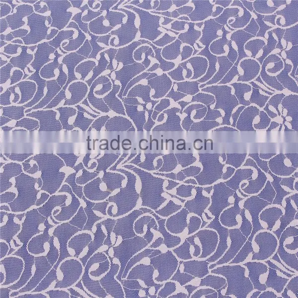 2016 High Quality White Chantilly Lace Fabric for Ladies Suit photo-4