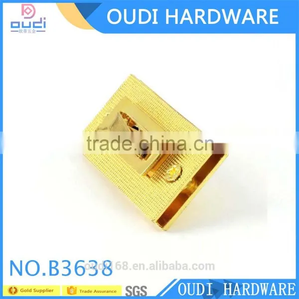 2016 the Most Popular Zinc Alloy Light Gold Bag Accessories Turn Lock. photo-2