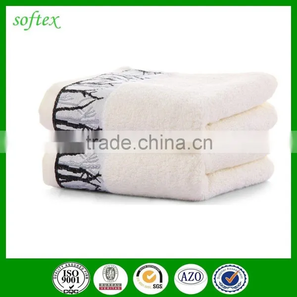 Hot Sale Luxury Embroidery Bamboo Face Towel photo-4
