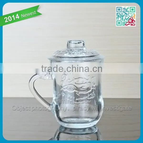 Glass Coffee Cup Clear Coffee Cup With Lid photo-2