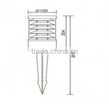 12W IP65 Outdoor Led Garden Light for Landscape Lighting Spike Led photo-4