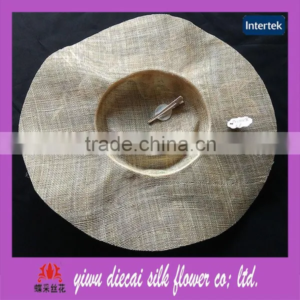 Handmade Natural Women Sinamay Hats for Party photo-3