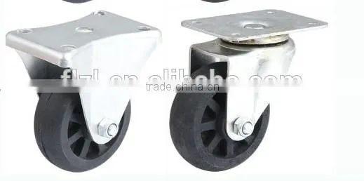 Rubber Roller Caster Wheel Ball Type Freezer Rigid Wheels photo-4