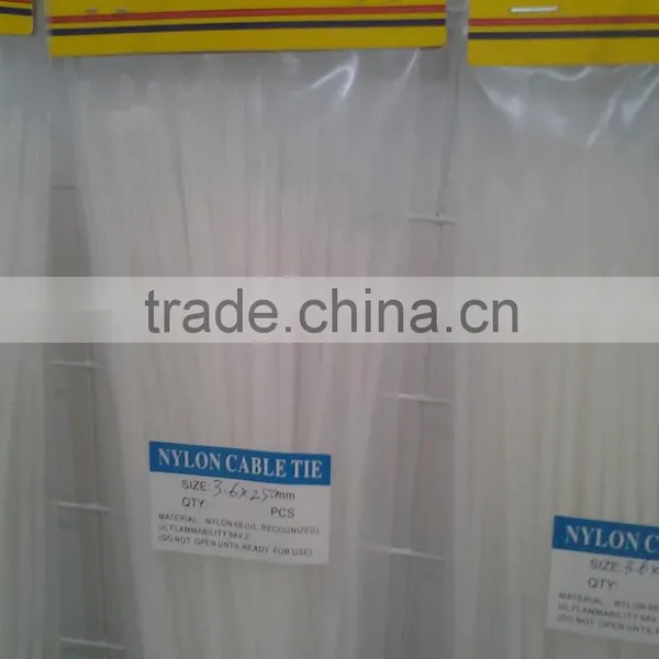 WHOLESALES 5*500 PA66 Nylon Cable Ties (UL Certificate) Black photo-2