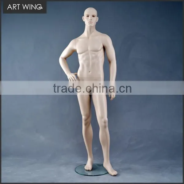 Modern Display Abstract Head Colorful Chrome Male Fitting Mannequins photo-4
