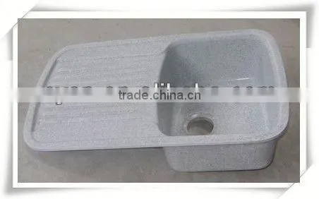 Composite Kitchen Sinks With Edge Protection/ Grey Kitchen Sink Weight 13.5kg